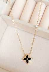 Beautiful Square Shape with Stone on Chain - Crazy Women