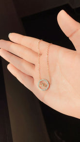 Zircon Clover Silver Necklace – Elegant & Timeless Jewelry - Crazy Women