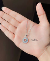 Stainless Circle Shaped Necklace – Elegant & Timeless Jewelry - Crazy Women