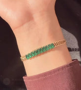 Bracelet with green stone - Crazy Women