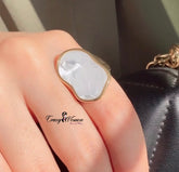Organic Pearl Statement Ring" - Crazy Women