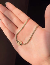 Chanel Snake Necklace – Elegant & Stylish Gold Necklace for Women - Crazy Women