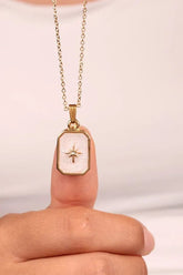 Steel Star Women Necklace Gold Plated - Crazy Women