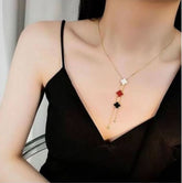Stainless steel Necklace triple vanclave - Crazy Women