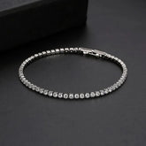 Elegant Silver Tennis Bracelet – Classic & Timeless Jewelry - Crazy Women