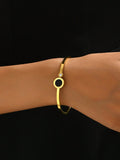 Round Stainless Steel Bangle - Crazy Women