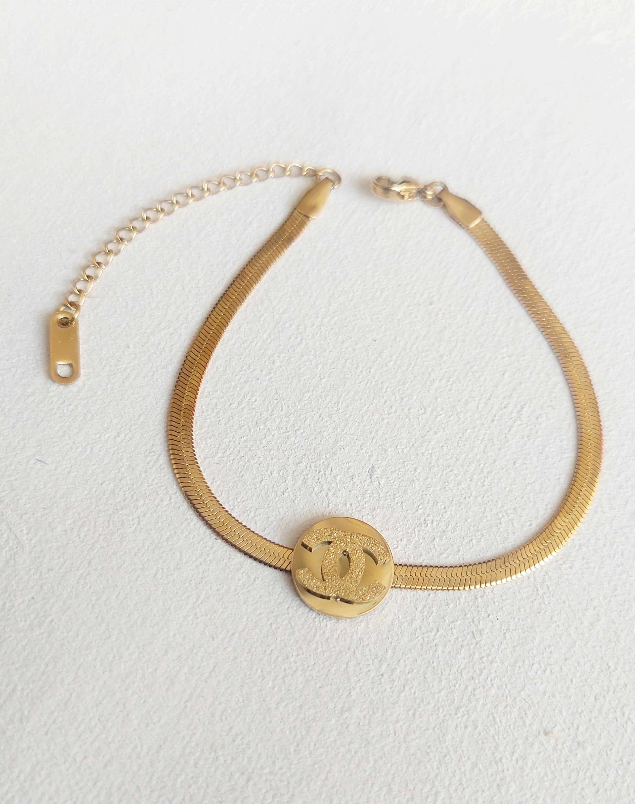 CC Bracelet with Snake Bone Chain - Crazy Women