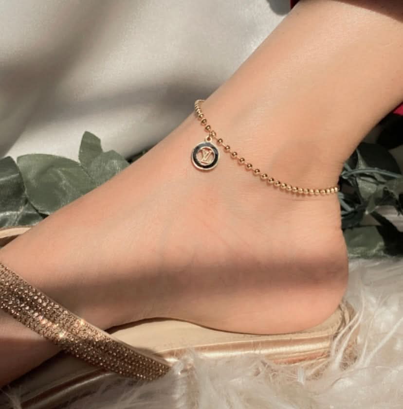 Lv Titanium Steel Anklet - 3243352 - Crazy Women