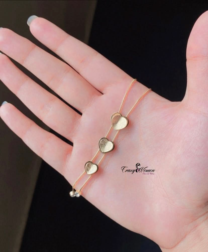 Stainless Steel Heart Shape Necklace – Elegant & Timeless Design - Crazy Women