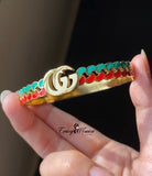 Elegant Gucci Gold Stainless Steel Bangle – Trendy Bracelet