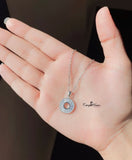 Stainless Circle Shaped Necklace – Elegant & Timeless Jewelry - Crazy Women