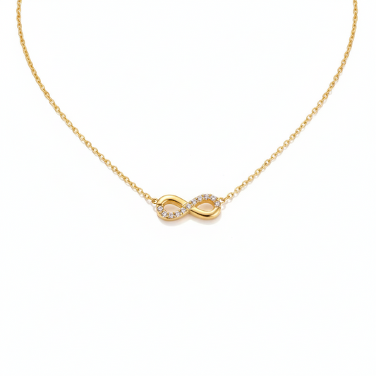 Gold Infinity Symbol Necklace