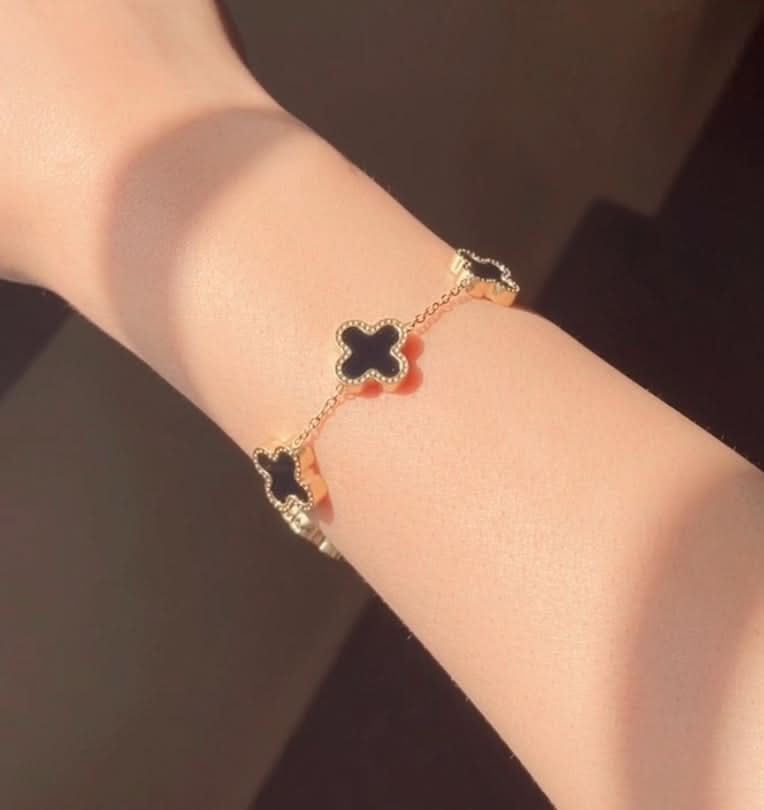Black Van Cleef Bracelet – Elegant & Timeless Luxury Bracelet for Women - Crazy Women