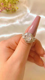 Stylish American Diamond Silver Zircon Adjustable Ring - Crazy Women