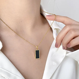 Black Chip Necklace – Stylish Necklaces for Women & Girls - Crazy Women