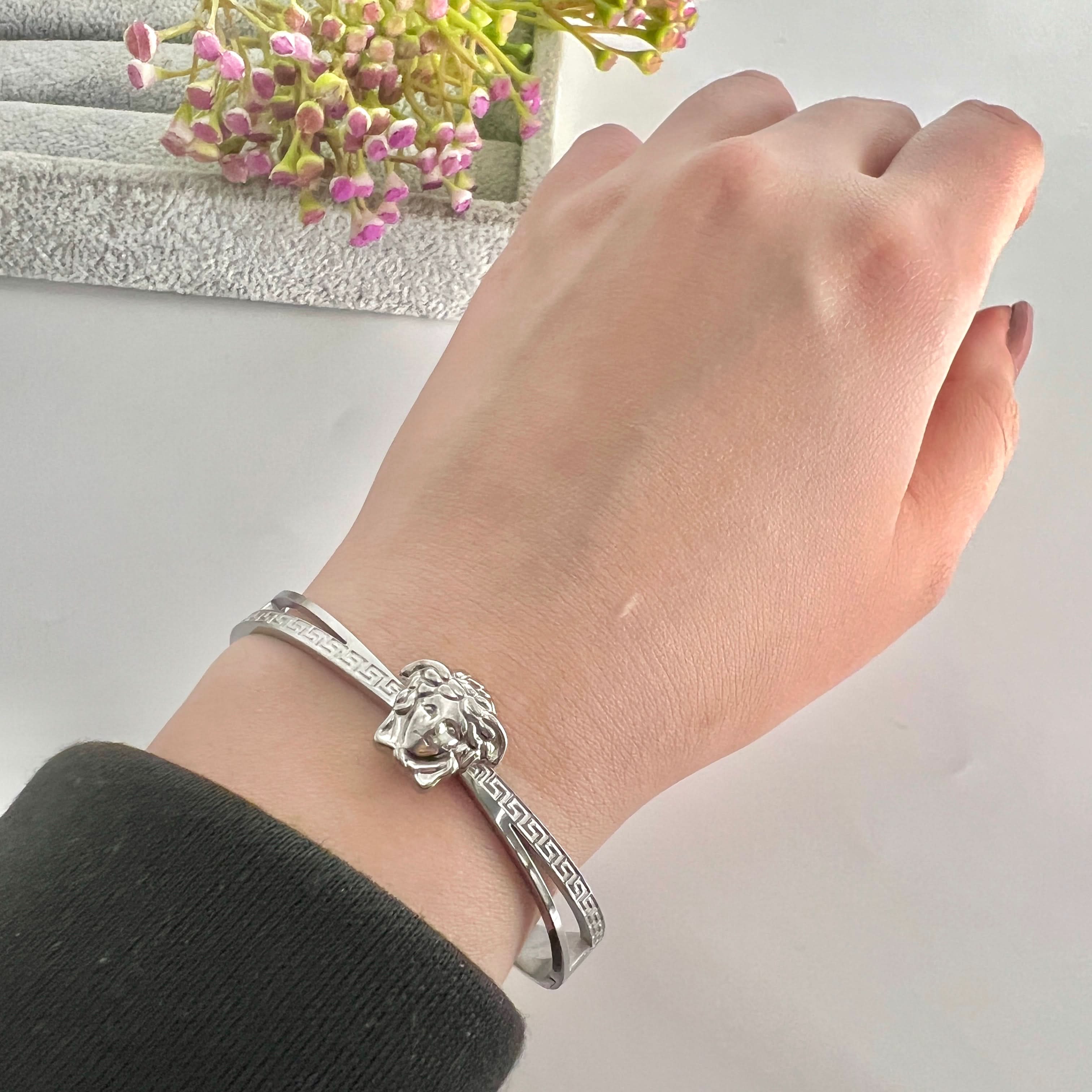 Silver Fancy Ver Bangle    | Jewelry Store | Jewelry Shop - Crazy Women