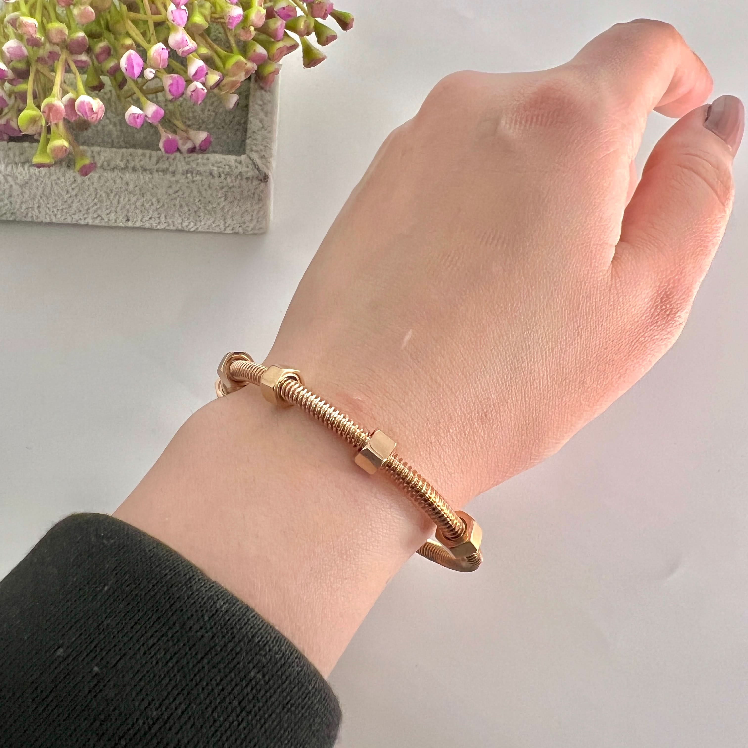 Stainless Golden Bangle | Jewelry Store | Jewelry Shop - Crazy Women