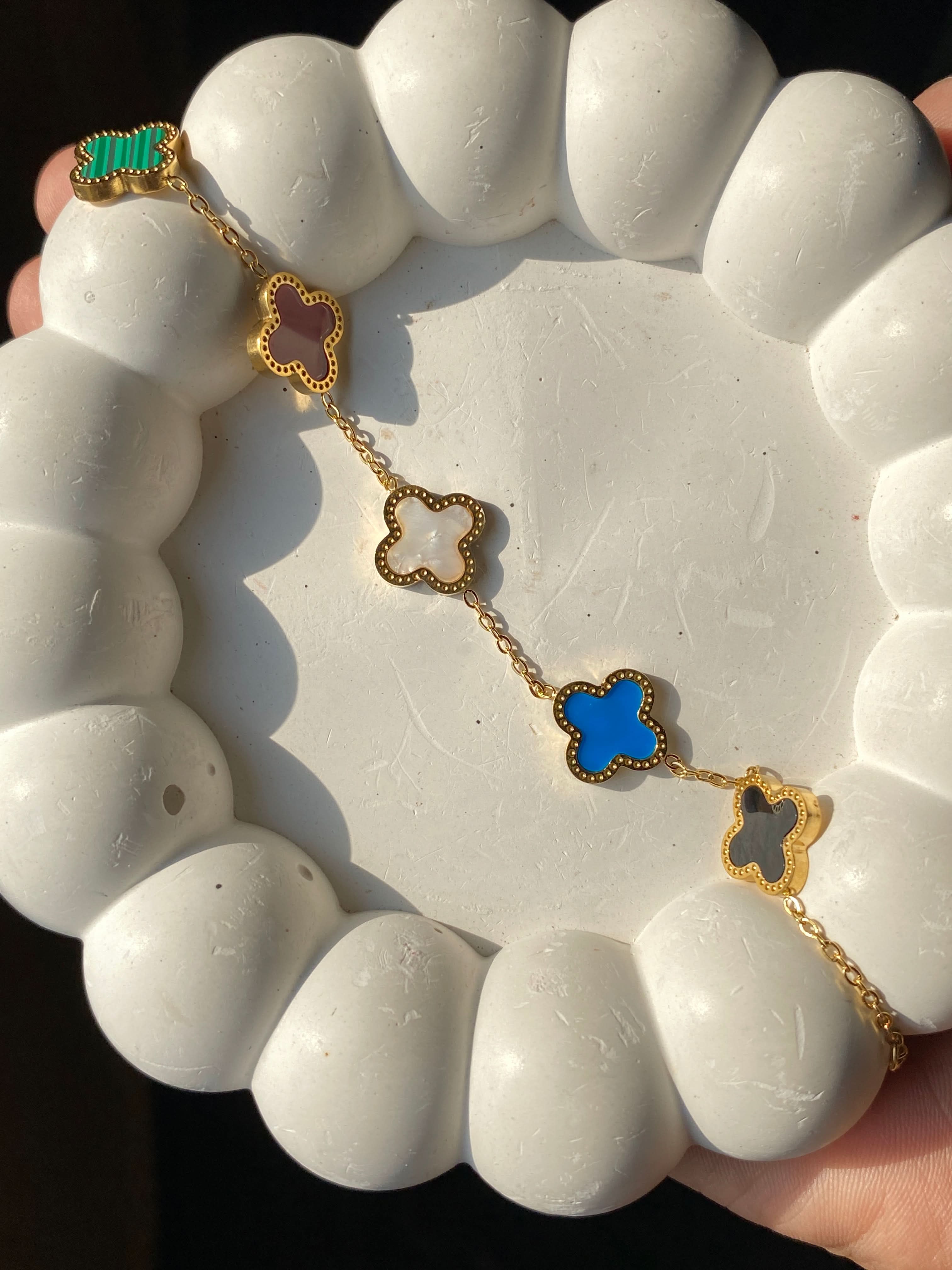 Multi-Color Van Cleef Bracelet – Vibrant & Elegant Luxury Bracelet for Women - Crazy Women