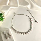 Laxirious Style Light Pink drop stone  Set - Crazy Women