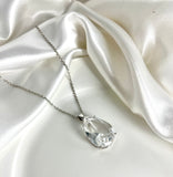 White Necklace Pendant 925 Sterling