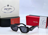 Prada Oversized Black Sunglasses for Women – Luxury Designer Eyewear with Case