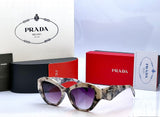 Prada Marble Cat-Eye Sunglasses for Women – Luxury Designer Shades