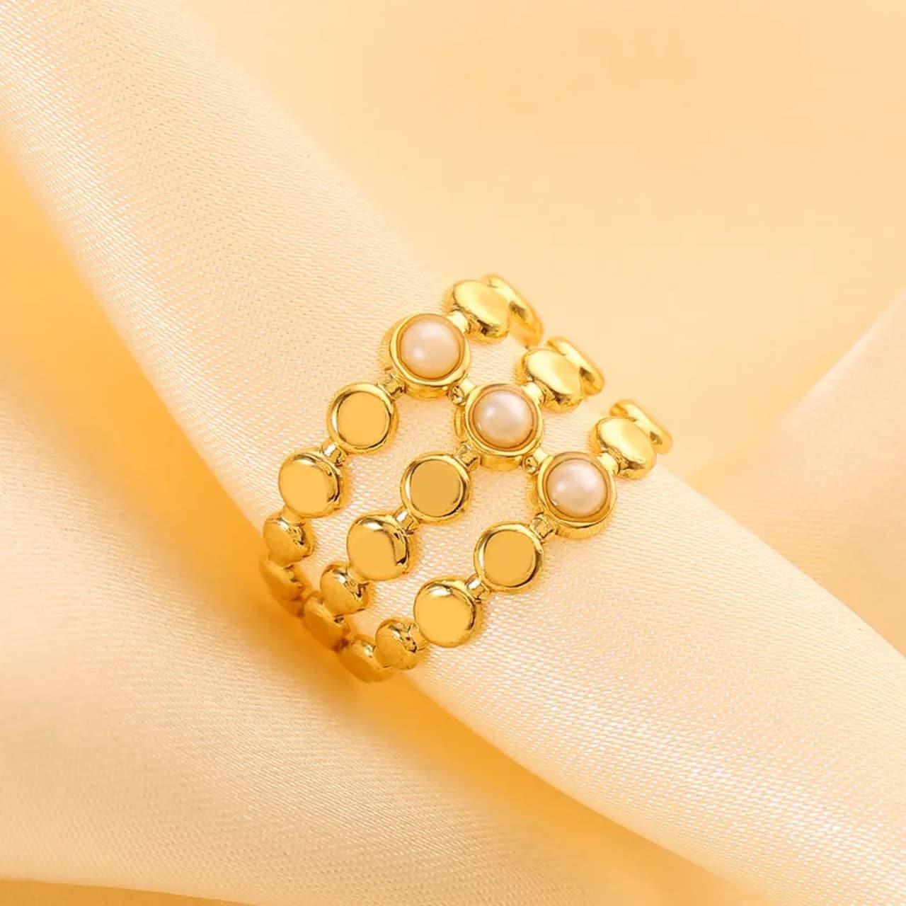 Cueilleurs De Perles Ring waterproof  tarnish free - Crazy Women