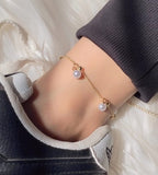 Pearl Anklet Stainless Steel - Crazy Women