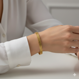 Amber Glow Bangle – Fashionable Bangle Design for Girls
