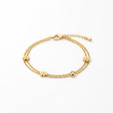 Elegant Floral Gold Bracelet for Women – Lightweight & Stylish Jewelry
