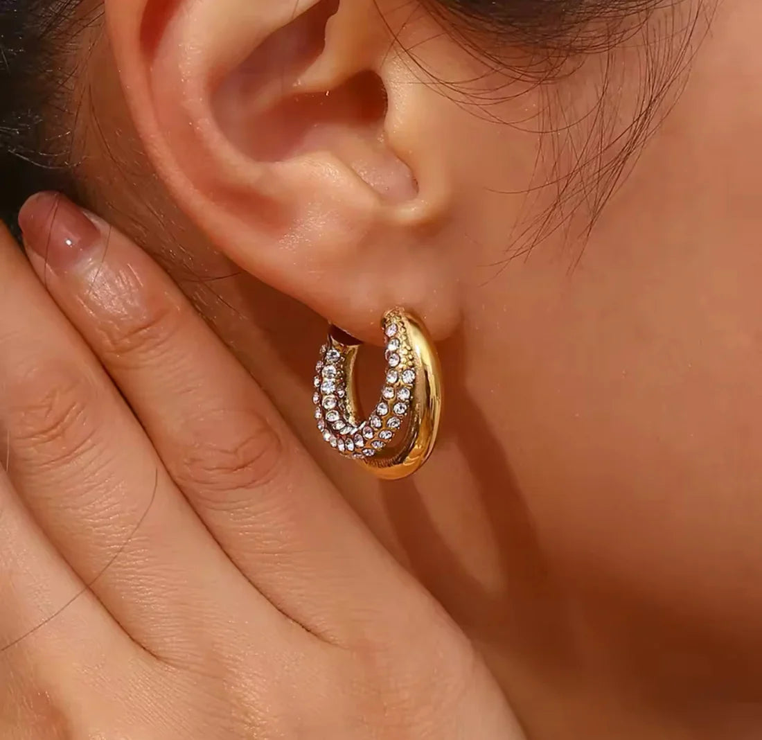 Rollo Hoops Earrings - Crazy Women