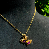 Stainless Purple Swan Necklace - Crazy Women is the Choice of millions