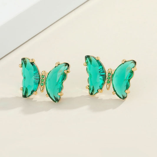 Butterfly colorful studs | Jewelry Online | Jewelry Store