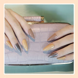 Fashion Acrylic Nails With Long Pointed Ends Nails - 3243244.