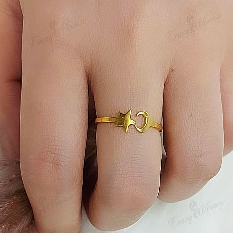 Ladies Ring  (Moon and Star)  | Jewellery Shop| Jewellery Store