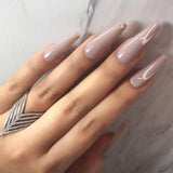 Laser Powder Gradient Acrylic Nail Patch with stickers - 3243259